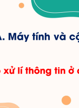 Chủ đề A - Bài 1. Bộ xử lí thông tin ở quanh ta